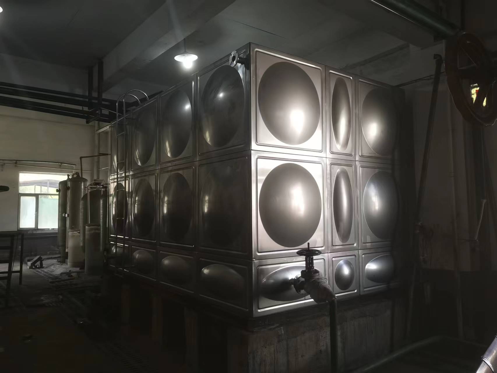 寿阳麦捷煤矿25立方水箱完工
